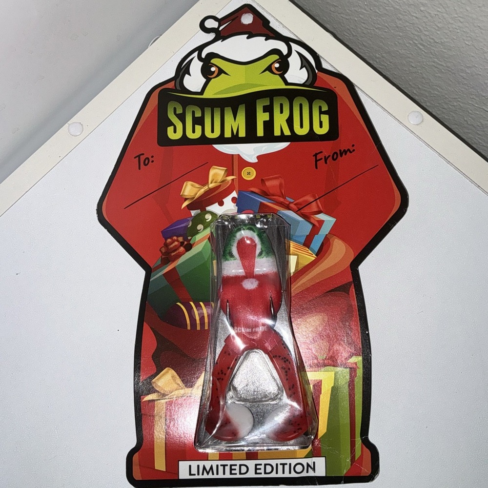 Scum Frog Limited Edition Santa Claus Fishing Lure  Scum Frog Bigfoot NISP